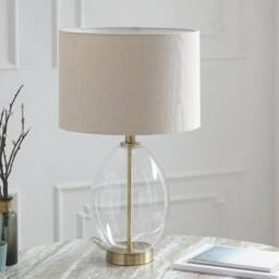 Pagazzi East Antique Brass Table Lamp in Gold - thumbnail 2