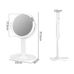 PAWNORA 10X Magnifying Makeup Mirror in White - thumbnail 2