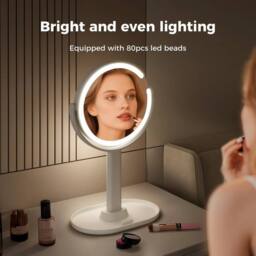PAWNORA 10X Magnifying Makeup Mirror in White - thumbnail 5