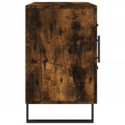 Berkfield Home Sideboard Smoked Oak 100x36x60 cm Engineered Wood in Brown - Size: 100 x 36 x 60 cm - thumbnail 7