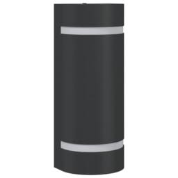 Berkfield Home Outdoor Wall Light Black Die-cast Aluminium - thumbnail 3