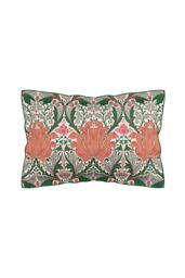 Morris & Co 'Helena' Cotton Duvet Cover Set in Teal - Size: Super King - thumbnail 4
