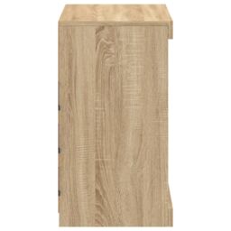 Berkfield Home Sideboard with LED Lights Sonoma Oak 60.5x37x67 cm in Brown - thumbnail 7