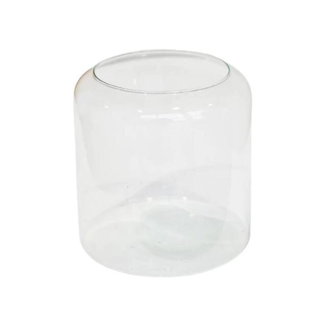 Lemon Pavilion Furniture and Decor Hurricane Lantern with Sand - Glass - L23 x W23 x H31 cm - Clear - image 1