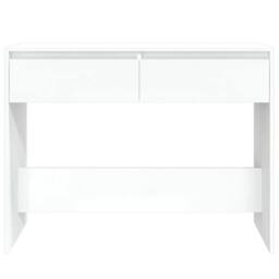 Berkfield Home Decorative Console Table White 100x35x76.5 cm Engineered Wood - thumbnail 5