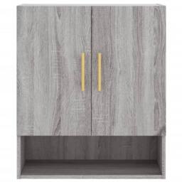 Berkfield Home Wall Cabinet Grey Sonoma 60x31x70 cm Engineered Wood - Size: 60 x 31 x 70 cm - thumbnail 5