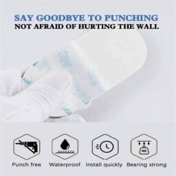 VOGREX Toilet Roll Holder Dispenser Wall Mounted Stainless Steel in Silver - thumbnail 3