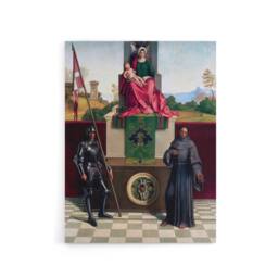 "Artery8 Giorgione Madonna & Child St Francis St Nicasius Canvas Art Print - Size: W12"" x H16""" - thumbnail 1