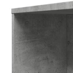 Berkfield Home Narrow Bathroom Cupboard with Wheels Concrete Grey Engineered Wood - thumbnail 9