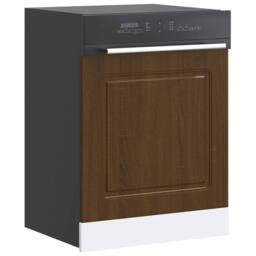 Berkfield Home Dishwasher Panel¬†Kalmar¬†Brown Oak 60x1.5x67 cm Engineered Wood in Brown - thumbnail 2