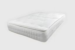PARADISE BEDS LTD Grand Comfort Pillow Top Mattress in White - Size: Double - thumbnail 2
