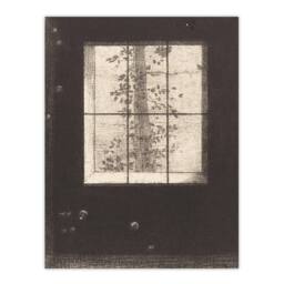 "Artery8 Le Jour Day Window View Redon Vintage Wall Art Print Poster in Grey - Size: W18"" x H24""" - thumbnail 1