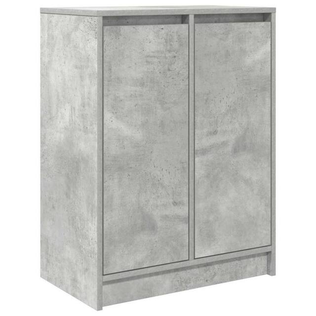 Berkfield Home Sideboard Concrete Grey 57x34x76 cm Engineered Wood - Size: 57 x 34 x 76 cm - image 1