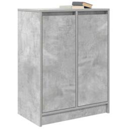 Berkfield Home Sideboard Concrete Grey 57x34x76 cm Engineered Wood - Size: 57 x 34 x 76 cm - thumbnail 4