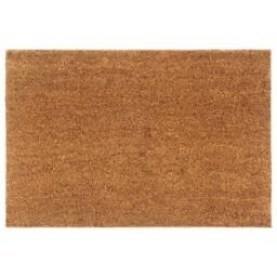 Berkfield Home Door Mat Natural 60x90 cm Tufted Coir in Brown - thumbnail 1