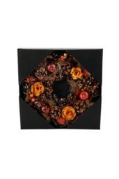 KDMD Autumn Wreath with FlowersApples & Cones 30cm - thumbnail 5