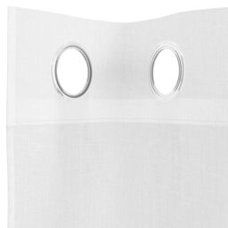 Berkfield Home Voile Curtains with Grommets 2 pcs White - thumbnail 5