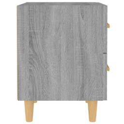 Berkfield Home Beautiful Bed Cabinet Grey Sonoma 40x35x47.5 cm - thumbnail 4