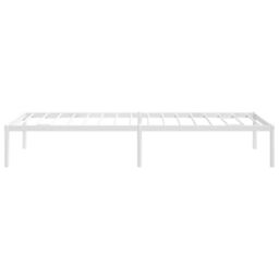 Berkfield Home Metal Bed Frame White 75x190 cm Small Single - thumbnail 6