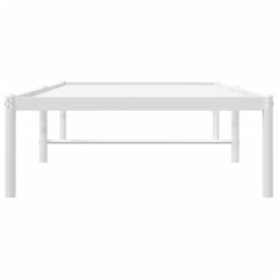 Berkfield Home Metal Bed Frame White 75x190 cm Small Single - thumbnail 5