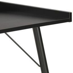 Berkfield Home Desk Black 90x50x79 cm - Size: 90 x 50 x 79 cm - thumbnail 5