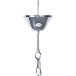 Wyld and Coco 5-Light Crystal Chandelier Silver High-Gloss 185 cm in Clear - thumbnail 7