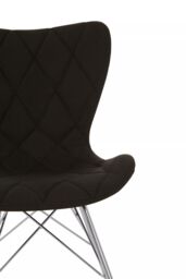 Orsina Stockholm Dining Chair in Black - thumbnail 5