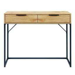 Cheshire Premium Kora 2 Drawer Dressing Table Or Desk - Light Oak - thumbnail 3