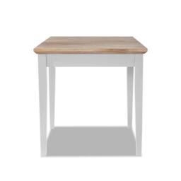 Statement Furniture Florence Square Extendable Kitchen Dining Table in White - thumbnail 6