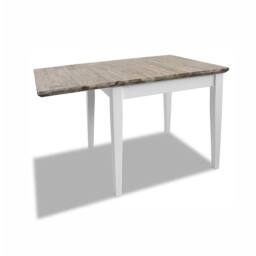 Statement Furniture Florence Square Extendable Kitchen Dining Table in White - thumbnail 7