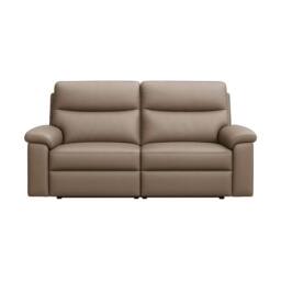 Aspire Marlowe Real Leather Power Recliner 3+1+1 Sofa Set with USB Charging in Taupe - thumbnail 3