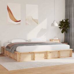 Berkfield Home with Storage Manual Brown 200 x 200 cm Pine wood - thumbnail 2