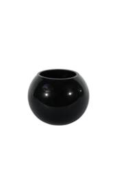 KDMD Black Gloss Bubble Ball Glass Vase 10cm - thumbnail 2