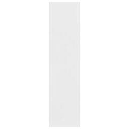 Berkfield Home Wardrobe White 100x50x200 cm Engineered Wood - Size: 100 x 50 x 200 cm - thumbnail 5