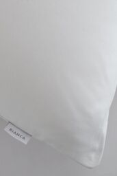 Bianca '200 Thread Count Cotton Percale' Standard Pillowcase Pair in Grey - thumbnail 3