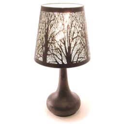 mysmartbuy Tree Design Touch Operated Lamp - Mains Powered Bronze Effect Decorative Light with 4 Stage Dimmer Function - H28 x 17cm Diameter - thumbnail 2