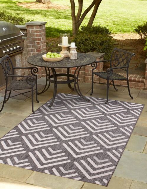Rugstyle Summer Breeze Outdoor Rug in Grey - Size: 150 cm x 200 cm - image 1