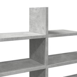 Berkfield Home Wall Shelf Concrete Grey 124.5x18x60.5 cm Engineered Wood - thumbnail 7