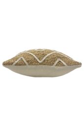 Furn Roolu Contrast Braided Jute Cushion in Natural - Size: 45 cm x 45 cm - thumbnail 3