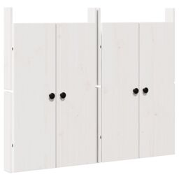 Berkfield Home Outdoor Kitchen Doors 2 pcs White 50x9x82 cm Solid Wood Pine - Size: 50 x 9 x 82 cm - thumbnail 2