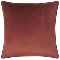 Furn Wisteria Printed Velvet Cushion in Light Brown - Size: 50 cm x 50 cm - thumbnail 2