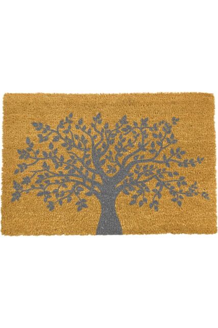 Artsy Mats Tree of Life Grey Doormat - Regular 60x40cm - Size: 40 cm x 60 cm - image 1