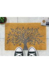 Artsy Mats Tree of Life Grey Doormat - Regular 60x40cm - Size: 40 cm x 60 cm - thumbnail 2