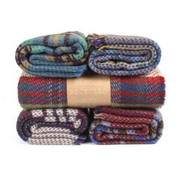 HomeSpace Direct Wool Throw/Blanket - Size: 150 cm x 183 cm - thumbnail 4