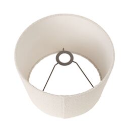 Ruma White Boucle Tapered Cylinder Shade for Table Lamps - Size: 12 inches - thumbnail 4