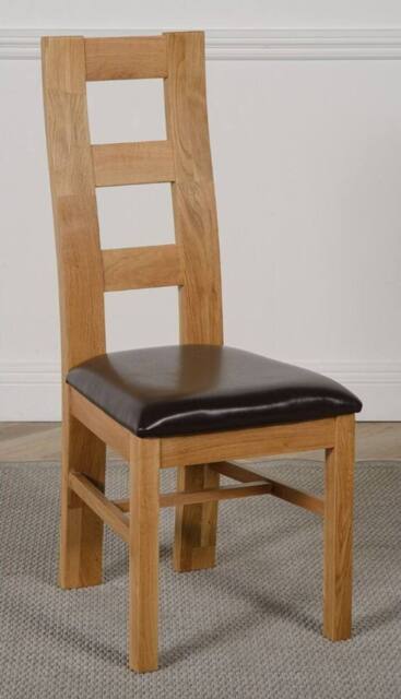 Thats Furniture Yale Solid Oak Dining Chairs for Dining Room or Kitchen in Brown - image 1