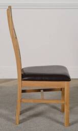 Thats Furniture Yale Solid Oak Dining Chairs for Dining Room or Kitchen in Brown - thumbnail 3