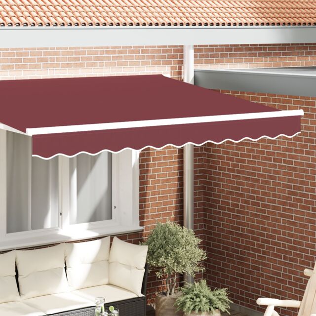 Berkfield Home Awning Valance for 2.5 m Frame Burgundy 2.3x0.2 m - image 1