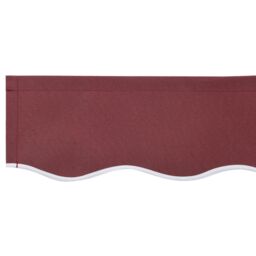 Berkfield Home Awning Valance for 2.5 m Frame Burgundy 2.3x0.2 m - thumbnail 5
