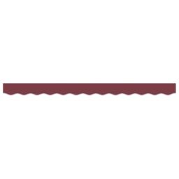 Berkfield Home Awning Valance for 2.5 m Frame Burgundy 2.3x0.2 m - thumbnail 4